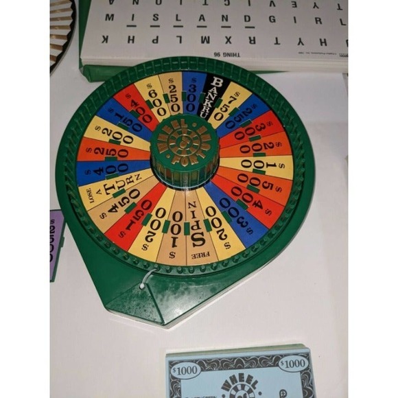 1986 Deluxe Wheel of Fortune Game 2nd Edition Pressman Never Used Mint - Picture 2 of 10